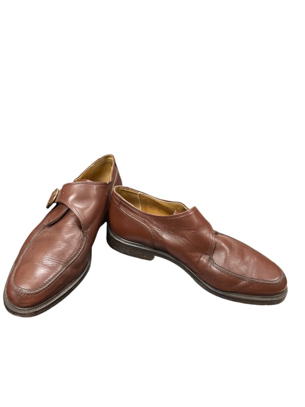 Florsheim mens brown leather Italy made dress oxford shoes sz 11EEE SKU 10-441
